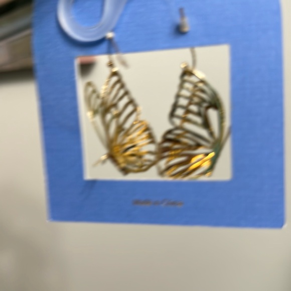 NWOT House of Harlow 1960 Butterfly earrings - Picture 4 of 4